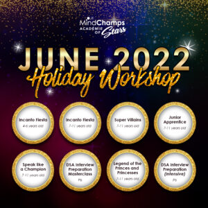 June 2022 Holiday Workshops and Camps
